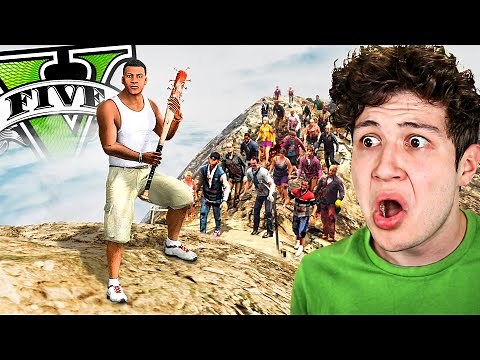 SOBREVIVIENDO 100 DÍAS a un APOCALÍPSIS ZOMBIE en GTA 5! 🧟‍♂️🪦 (Película)