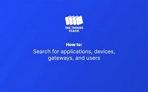 How to search for entities in #TheThingsStack Console. The Things Stack offers a fast and easy way to get started with your #LoRaWAN project. Installing The Things Stack takes just a few minutes. Get started: https://ow.ly/A7Ir50QzaGB | The Things Network | Facebook