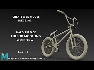 BMX Bike | Part 1 Modeling Tutorial Autodesk Maya 2023