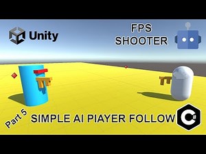 Simple AI Player Follow in 7 Minutes - Enemy AI Follow - AI -Unity Tutorial- ( Enemy Follow Player)