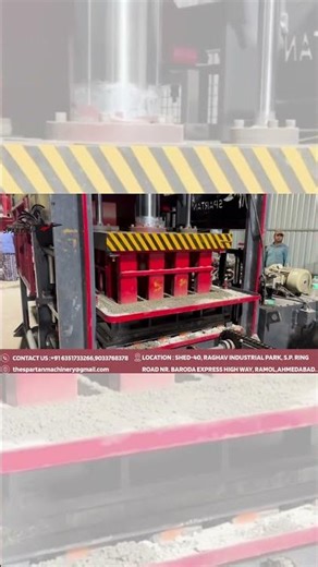 “Concrete Block Making Machine Live 🏭High Efficiency, Durable Blocks & Maximum Output 🧱💪