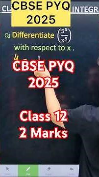 Differentiate (5^x/x^5 ) with respect to x #cbse2027 #maths #continuityanddifferentiabilityclass12