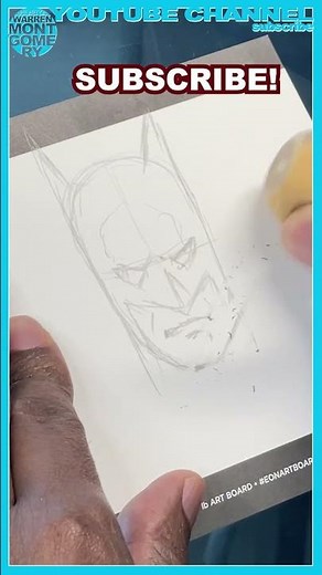 #shorts How I Sketched Batman | Dark Knight | DC Comics