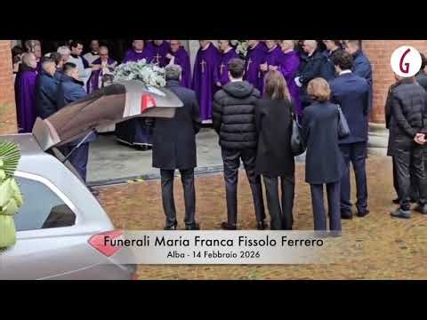 I funerali di Maria Franca Fissolo Ferrero ad Alba