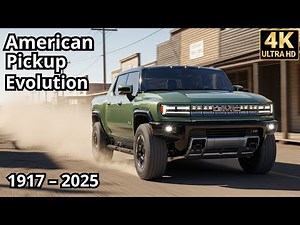 108 Years of American Pickup Truck Evolution — from 1917 to 2025 🛻