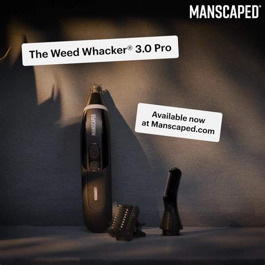 Unwanted nose, ear, AND brow hair? 🧠 Handled. 💪 The NEW Weed Whacker® 3.0 Pro by MANSCAPED® is your secret tool: 🔦 LED spotlight ✂️ SkinSafe® technology 🔐 Travel lock 🔥 Nose, ear AND eyebrow hair trimmer Built to perform. Designed to last. Worth every penny. | MANSCAPED