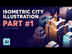 Isometric City Illustration - Tutorial PART #1