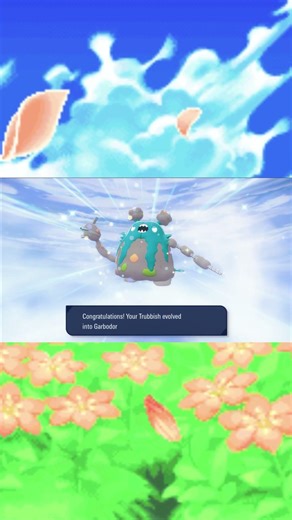 Evolving Trubbish into Garbodor - Pokemon Legends ZA #shorts #shinypokemon #evolution