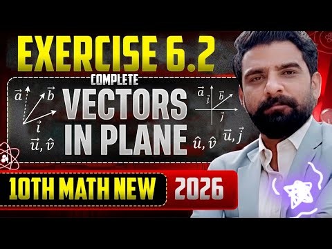 Class 10 Math Exercise 6.2 Complete Solution | Vectors in Plane | New Math Book 2026