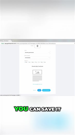 Learn how to save and publish autoresponders to start sending immediately. Create long cycles and repeat the process for effective email marketing. #EmailMarketing #Autoresponder #MarketingTips #DigitalMarketing #SmallBusiness