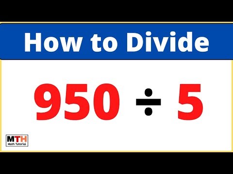 950 divided by 5 (950÷5) | Value of 950/5 | Long Division