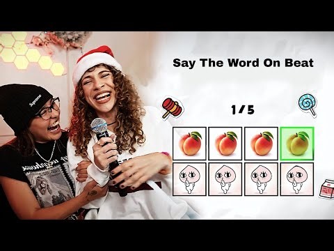 Alondra y Rai hacen el reto "decir la palabra en el ritmo"... ( Fracasaban 💜)