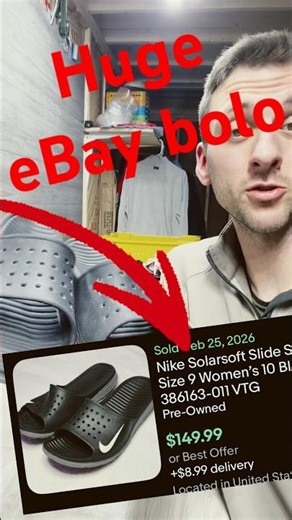 eBay bolo ! Nike solarsoft slides #ebayreseller #nike #bolo