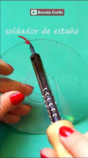 Recicla un CD y conviértelo en una Manualidad Hermosa! ✨ #diy #crafts