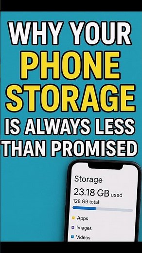 Why Your Phone Storage Is Always Less Than Promised 📲