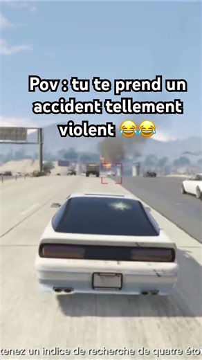 Un crash digne d’un cascadeur ( d’aliexpress ) 😭😂 #gta #twitch #online #accident