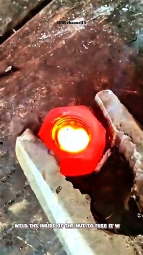 How to Remove a Broken Stud Using the Welded Nut Technique#shorts #satisfying #welding #repairs