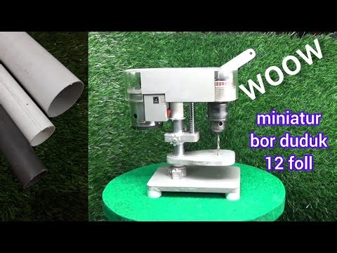 Bor duduk Mini Buatan Sendiri dari PVC