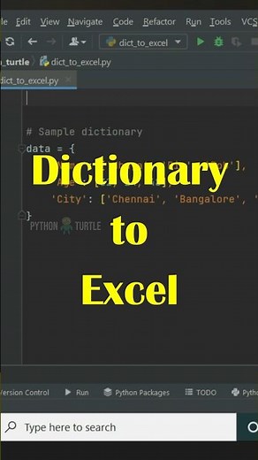 How To Export A Python Dictionary To Excel In 60 Seconds!