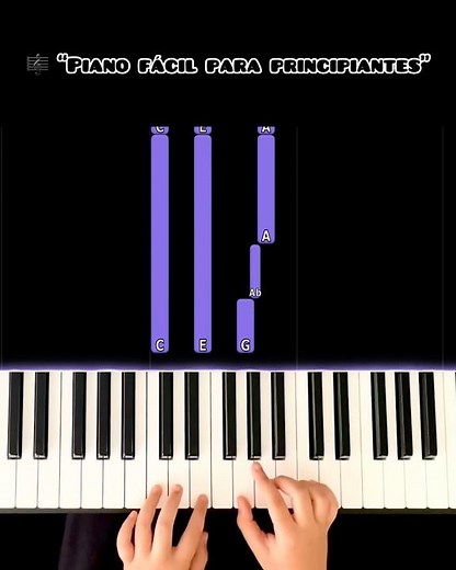 🎼 Piano fácil para principiantes