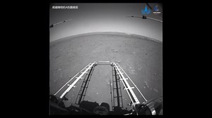 The Chinese Martian rover #Zhurong moved from its landing platform onto the surface of the Red Plane at 10:40 am on Saturday, starting its exploration around the landing site, according to the China National Space Administration. Check out this video! | Sci Hub China