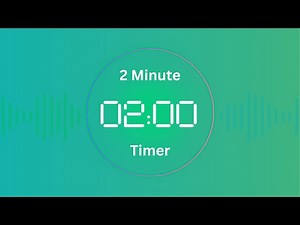 2 Minute Timer with Relaxing Music & Gentle Gong | Focus & Mindfulness
