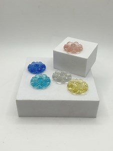 Vintage Czech Glass Cabochon - Etsy