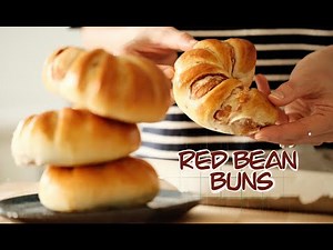 Red Bean Buns | Adzuki bean twists