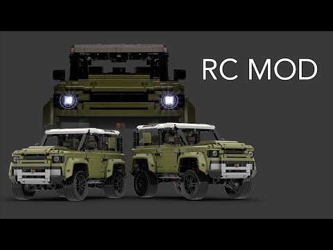 Motorised Lego Defender v6