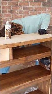 ‪@Varathane_US‬ Fast Dry Wood Stain Spray in Dark Walnut for a DIY upgrade ‪@HomeDepot‬ #THDVarathane