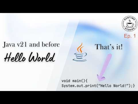 Your First Java Program (Hello World) | Core Java Ep. #1