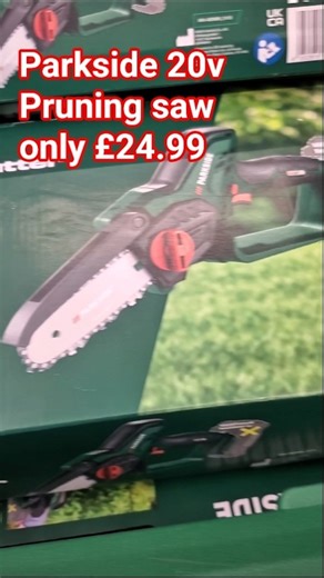 Parkside 20v Pruning saw £24.99 at lidl