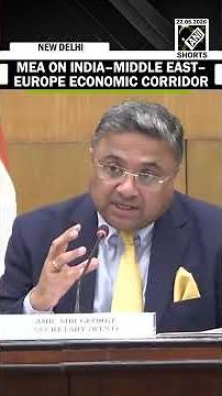 ‘Transformational Potential’: MEA on India–Middle East–Europe Economic Corridor