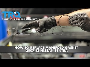 How to remove the intake manifold of the Nissan Sentra.