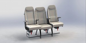 Ingenious Sliding, Staggered Airline Seats That Offer Greater Aisle Space and Increased Middle Seat Size