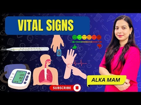 Vital Signs Explained | Temperature, Pulse, BP, Respiration, SpO₂ & Pain | In Hindi | ALKA PANDEY