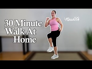 30 Minute Low Impact Cardio Walk At Home For Seniors | Intermediate Level