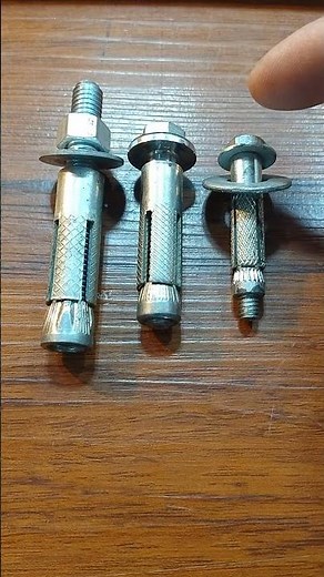 Tamanhos Diferentes do Parafuso Parabolt/Chumbador.