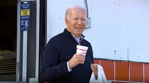 Here's what milkshake President Biden got at Cook Out
