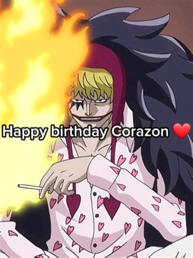 Happy birthday Corazon! One of my favourite characters in the entire show and pretty much loved by the entire fandom. This is my first time making a purely happy Corazon video and he definitely deserves it for how optimistic of a character he is ❤️ #rosinantecorazon #rosinantedonquixote #rosinante #onepiececorazon #onepiece