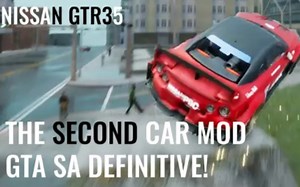 【gta三部曲决定版_第2辆车辆mod】车辆GTR35   gta三部曲最终版决定版  游戏资源模组mod   车辆  模组  GTR35