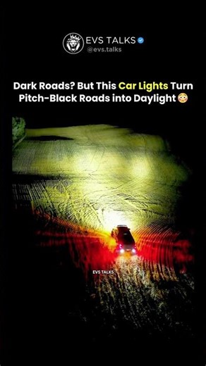 These Car Lights Make Pitch-Black Roads Look Bright as Day 🤯🌙➡️☀️