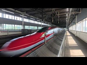 Shinkansen bullet train Passing at Full Speed — 320km/h Right in Front of You!