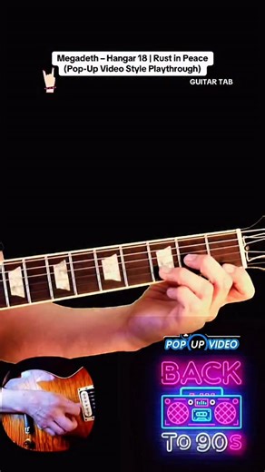 Megadeth’s Hangar 18 — one of the greatest opening riffs in metal history. This Rust in Peace classic dropped in 1990, kicking off the decade with surgical precision while everyone else was still partying like it was ’89. A year later, Metallica went commercial with The Black album but Megadeth was already in orbit. This playthrough covers the intro through the verse riff — clean, locked, and cold as steel. A perfect mix of science fiction, conspiracy theory, and pure thrash brilliance. ⚡ Commen