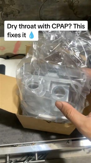 “Dry throat with CPAP? 💧This one upgrade changes everything#CPAP #SleepApnea#Humidifier #BetterSleep