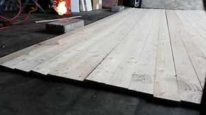 shou sugi ban/charred or burnt timber cladding... call it what you want, but this stuff is great to work with..... extremely hard work, but the end product is going to look amazing. My dad & I have been going flat out with this & will be sealing the timber very soon....massive thanks to Sasha from Toasted . #staytuned #shousugiban #charredtimber #siberianlarch #grannyflat #diy #extension #hardwork #imbogin | Slemish Design Studio Architects