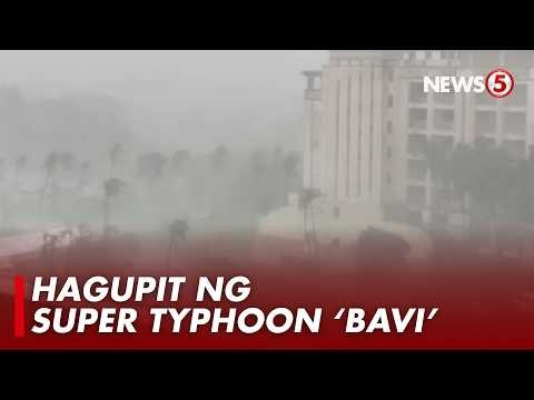 Super typhoon ‘Bavi,’ nananalasa sa Guam