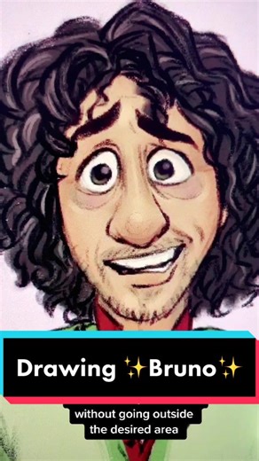 Drawing Bruno from Encanto: Step-by-Step Tutorial