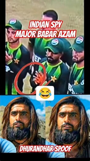 Babar Azam Dhurandhar Song 😂 | Indian Spy Troll | Funny Cricket Meme