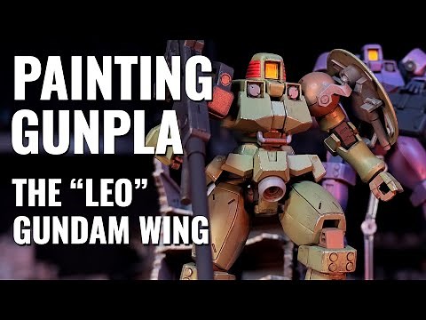 Gunpla Painting - Easy Tips & Tricks! Gundam Wing Tribute Diorama - The Humble "Leo"